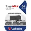 Verbatim Chiavetta USB Verbatim 64 GB Toughmax Nera Pen Drive 49332 Memoria Flash