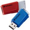 Verbatim Hard Disk - Due Chiavette Store 'n' Click 32gb Rosso E Blu