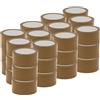 36 ROTOLI DI NASTRO ADESIVO AVANA SCOTCH IMBALLAGGIO 50X132