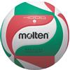 Molten V5M4000 - Pallone da pallavolo, taglia 5, colore: Bianco/Verde/Rosso
