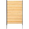 Uimoso Recinzione in Legno per Privacy, Pannello a Doghe 980 x 25 x 1550 mm