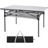 KingCamp Tavolo da Campeggio Pieghevole XXL, fino 80kg,120x80cm,4-8 pers | Ultra