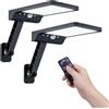 Moman Luce Solare LED Esterno, Faretto LED da Esterno Solare con Sensore di Movi