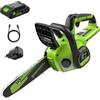 Greenworks 24V Motosega Senza Fili Brushless, 25cm Motosega Elettrica con