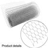 Not specified Rete esagonale zincata 13 7 pollici x 32 8 piedi per uso for giardino e po