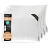 Utopia bedding Copricuscini Impermeabili Con Cerniera 50 x 70 cm, Set Di 4, Anti Cimici