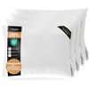 Utopia bedding Copricuscini Impermeabili Con Cerniera 40 x 60 cm, Set Di 4, Anti Cimici