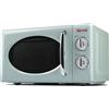 Girmi FM21 Forno Microonde Combinato, Vintage Design, 20 Litri, 700+800W, Cottur