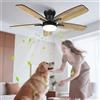 Airwit 106cm Ventilatore da Soffitto con Luce Pale Bifacciali, Silenzioso | Mont