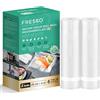 FRESKO Sacchetti Sottovuoto Alimenti 2 Rotoli 20 X 600 cm | Dimensioni Personali