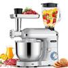Homlee 5 In 1 Impastatrice Planetaria,2000W-Con Tritacarne,1.5L Per Succhi,Tagli