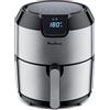 Moulinex Easy Fry Deluxe, Friggitrice ad Aria per Preparazioni Sane, Acciaio Ino