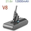 12.800Mah V8 Batteria Al Litio per Aspirapolvere Dyson V8 SV10 V8Absolute Fluffy