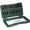 Bosch Set Da 15 Pezzi Di Frese In Metallo Duro, Per Legno, 45 X 40 X 25 Cm, Verd