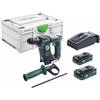 Festool Tassellatore FESTOOL BHC 18 HPC I-Plus (2 x 4,0 Ah + TCL6 + Systainer SYS3 M 187