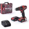 Einhell set trapano percussione a batteria TE-CD 18/40 Li-i +64 (2x2,0 Ah) PXC (