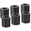 Gleonlux Faretto da Soffitto Orientabili Nero 6 Pcs, Faretti da Soffitto GU10 230V, Allum