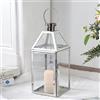 JHY Design - Lanterne decorative in acciaio INOX, altezza 40,6 cm, con