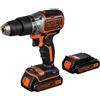 BLACK+DECKER BLACK & DECKER BL188KB-QW TRAPANO AVVITATORE A PERCUSSION. MOD. BL188KB-QW EAN 5