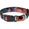 Pocahontas Plastic Clip Collar Pocahontas & John Smith Scenes Small 9.5-13"