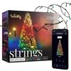 Twinkly Strings 600 LED RGB+Bianco, Striscia di Luci LED per Esterno e Interno,