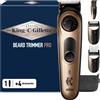 King C. Gillette Rasoio Elettrico Barba Pro con Accessori | Regolabarba Uomo con