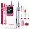 HALMAI fresa per unghie professionale, Limetta portatile per gel acrilico, Kit f