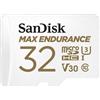 SanDisk MAX ENDURANCE Video Monitoring for Dashcams & Home Monitoring 32 GB micr