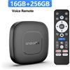 Mortal TV Box Android 16 8GB 128GB 4K WiFi 6 Bluetooth Google Assistant Voice T1 + App