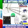 B_KIT KIT ANTENNA NUOVO DIGITALE TERRESTRE PER 2 PRESE TV PER VILLETTA O CASA SINGOLA
