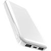 NEWTOP Power Bank PB30 10000mAh Slim 1.5cm Bianco o Nero 2xUSB 2.1A