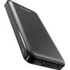 NEWTOP Power Bank PB30 10000mAh Slim 1.5cm Bianco o Nero 2xUSB 2.1A