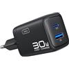 INIU Caricatore USB C, Presa 30W alimentatore, PD 3.0 compatto Caricatore Rapido