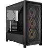 CORSAIR FRAME 4000D RS ARGB Case modulare Mid-Tower ATX per PC - Nero | Flusso d