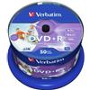 Verbatim SPINDLE 50 DVD+R 4 7GB 16X PRINT. S