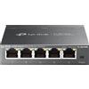 Tp-Link Tl-Sg105E Switch 5 Porte Rj45 Gigabit 10/100/1000 Mbps, Monitora La Rete