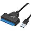 Vinmooog Cavo dati da SATA to USB Adattatore da USB 3.0 a disco rigido sata,Compatibile c