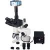 Radical 1200x Trinocular Metallurgical Microscope 5Mp USB Cam Software di mis...