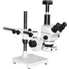 Radical Microscopio zoom stereo 1:9 distanza di lavoro 8" 5-120x con supporto braccio...