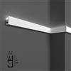 Elite Decor Cornici velette per led a soffitto e parete (4 o 10 metri lineari -