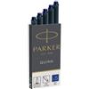 Parker 1950402 ricaricatore di penna Blu 5 pz (Parker 1950402 genopfyldelig pen