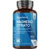 Weightworld Magnesio Citrato Tamponato (30%), 444mg di Tipo Elementare, 240 Capsule | (4 Mes