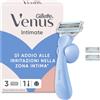Gillette Venus Rasoio Donna Parti Intime + 3 Lamette di Ricambio | Rasoio Donna