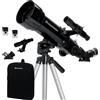 Celestron 21035 Travel Scope 70 Kit telescopio rifrattore portatile con zaino, n