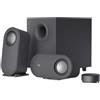 Logitech Z407 Altoparlanti Bluetooth per computer con subwoofer e controllo wire