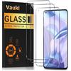 Vauki 3 Pezzi Vetro Temperato per Xiaomi Mi 11 Lite 4G / 5G / NE 6,55" Pellicola