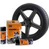 Foliatec 2060 Pellicola Spray, opaco2 x 400 ml, Nero Opaco, Set di 2