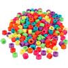 INNSPIRO Perline in plastica a forma di cilindro Multicolore Opaco 6 x 4 mm. 1400 U. ca. diam. int. 3 mm