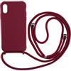 Ququcheng Cover Compatible con iPhone XS Max,Cellulare Girocollo Custodia con Cordino TPU