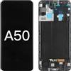 PER SAMSUNG DISPLAY LCD PER SAMSUNG GALAXY A50 SM A505 F TOUCH SCHERMO OLED PARI ORIGINALE